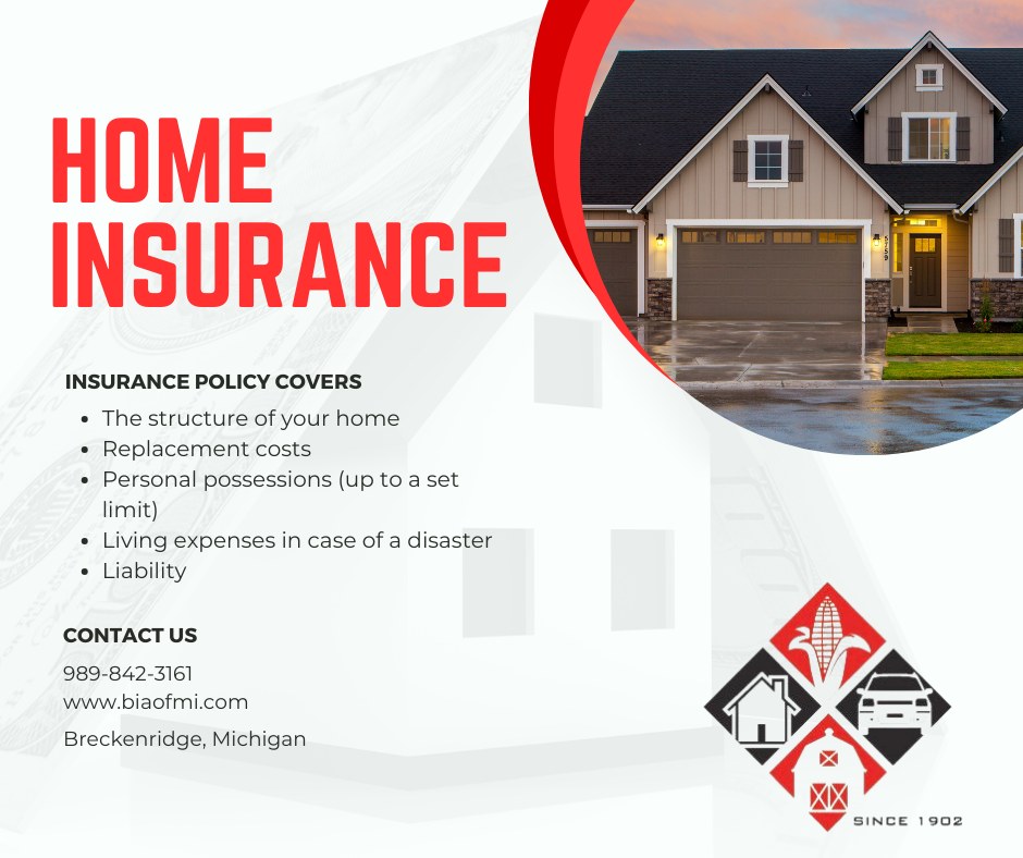 Home insurance in Mid-Michigan. Breckenridge Insurance Agency