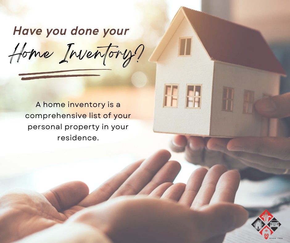 Having a Home Inventory will help you in the future if needed!